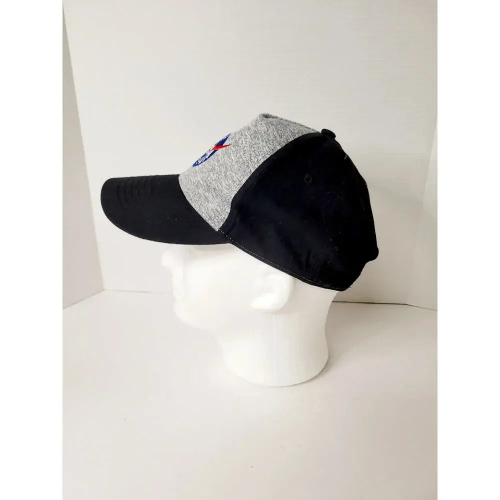 Buzz Aldrin NASA youth‎ Hat Baseball Cap Gray Black Logo Snapback Adjustable